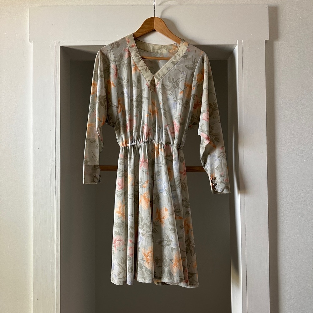 Vintage floral dress